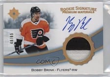 2022-23 Upper Deck Ultimate Collection Rookie Signature Premium Materials Bobby Brink #RSP-BB card