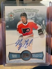 2022-23 Upper Deck Ultimate Collection Ultimate Signatures Rookies Bobby Brink #USR-BB card