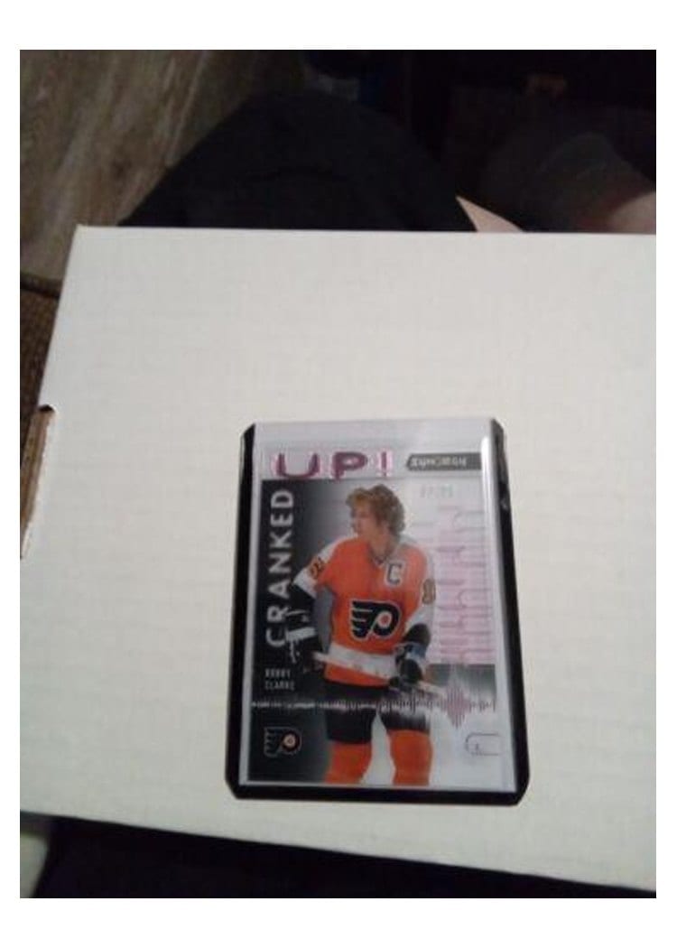 2022-23 Upper Deck Synergy Cranked Up Bobby Clarke #CU-BC card