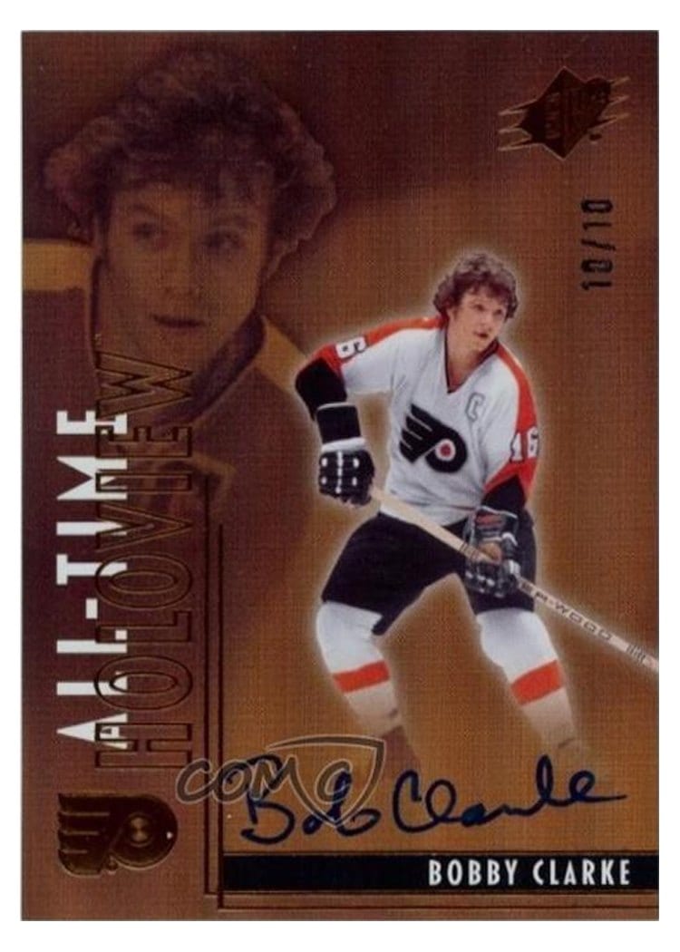 2025-26 SPx All-Time Holoview Bobby Clarke #ATG-BC card