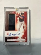 2021 Panini Chronicles Origins Rookie Jumbo Material Autographs Bobby Dalbec #OJA-BD card