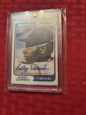 2023 Topps Heritage Real One Autographs Bobby Darwin #ROA-BDN card