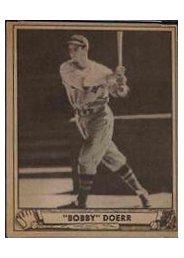 1940 Play Ball Bobby Doerr #38 card