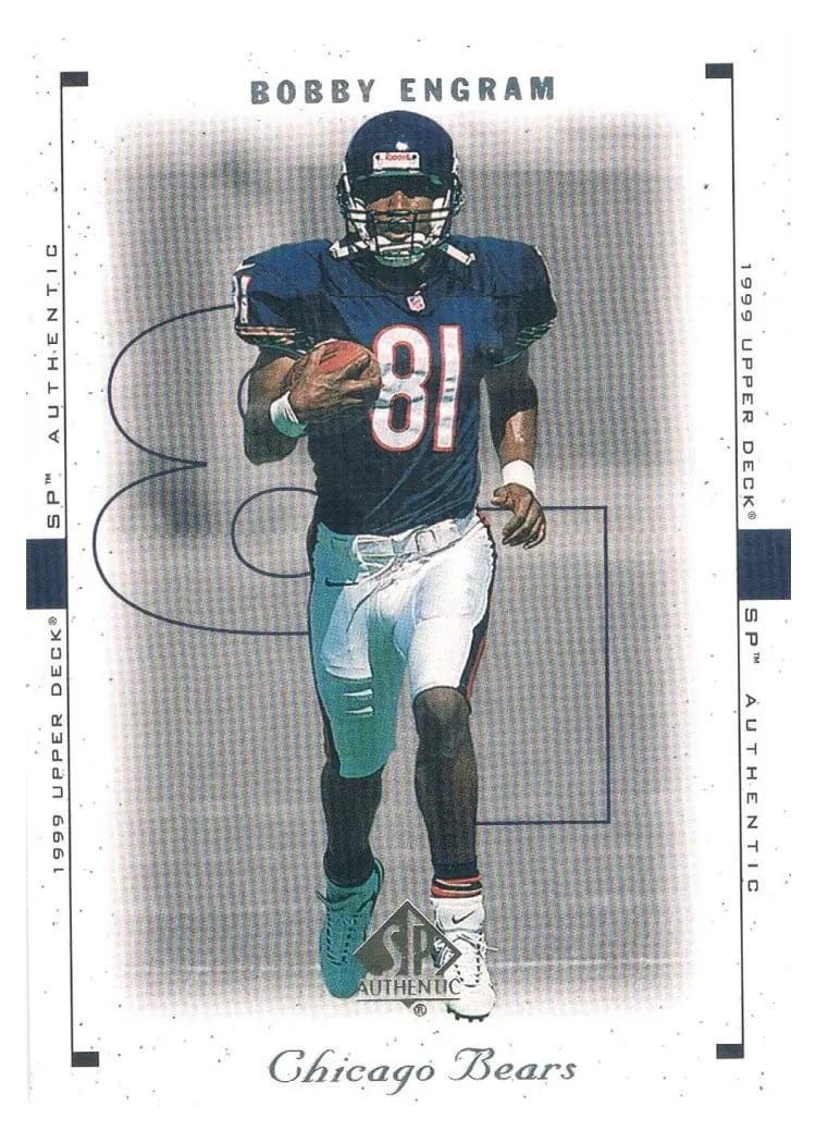 1999 SP Authentic Bobby Engram #16 card