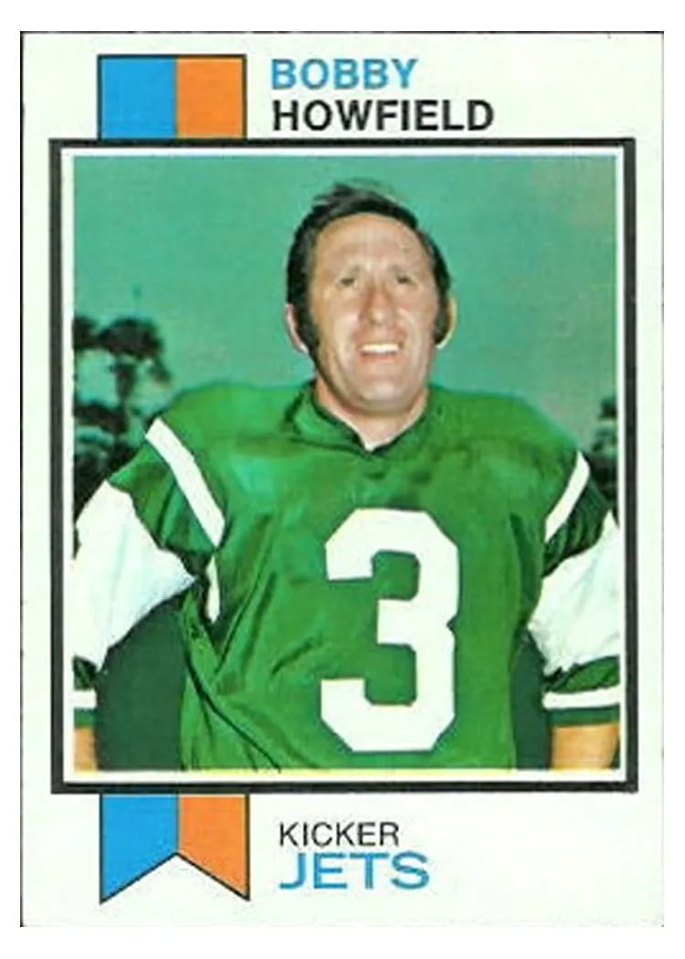 1973 Topps Bobby Howfield #425 card