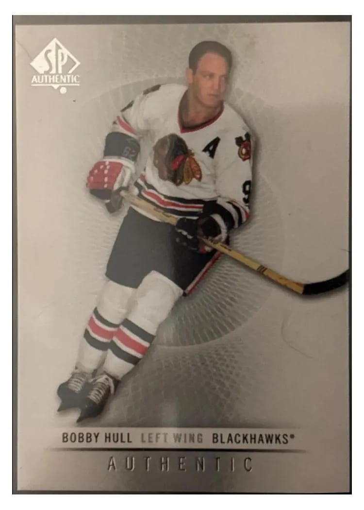 2012 SP Authentic Bobby Hull #55 card