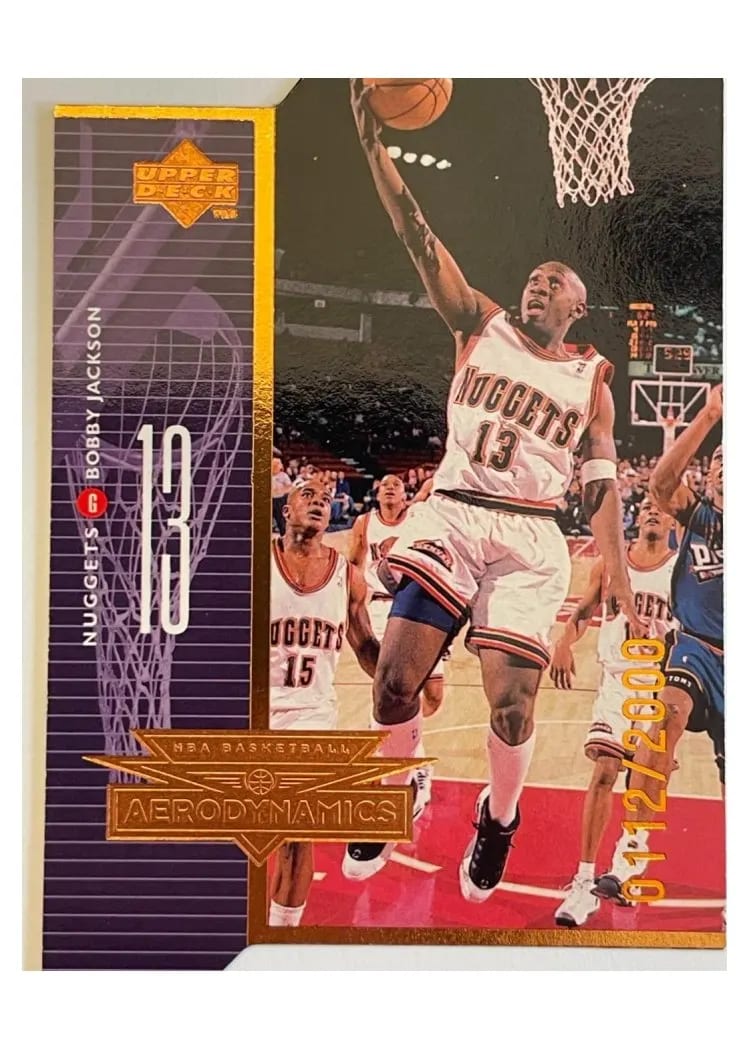 1998 Upper Deck Aerodynamics Bobby Jackson #A29 card