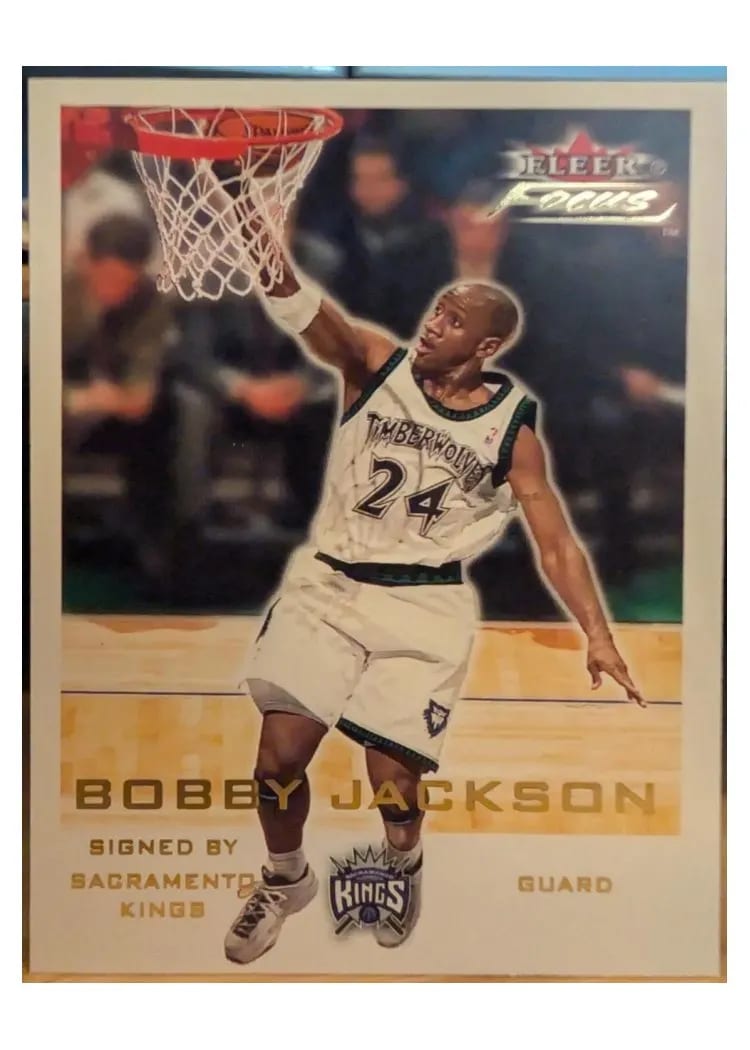 2000 Fleer Focus Bobby Jackson #45 card