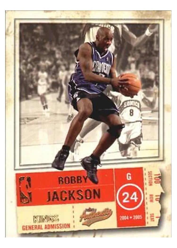 2004 Fleer Authentix Bobby Jackson #36 card