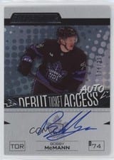 2023-24 Upper Deck Credentials Debut Ticket Access Autograph Bobby McMann #DTAA-BM card