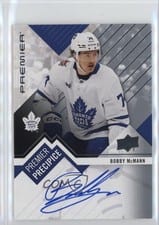 2023-24 Upper Deck Premier Premier Precipice Rookies Autograph Bobby McMann #PPR-BM card
