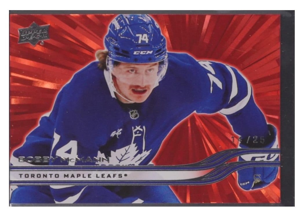 2025-26 Upper Deck Base Set Bobby McMann #162 card