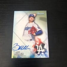 2021 Bowman Sterling Prospect Autographs Bobby Miller #BSPA-BM card