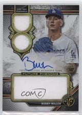 2024 Topps Triple Threads Future Phenoms Autographed Relics Bobby Miller #FPAR-BM card