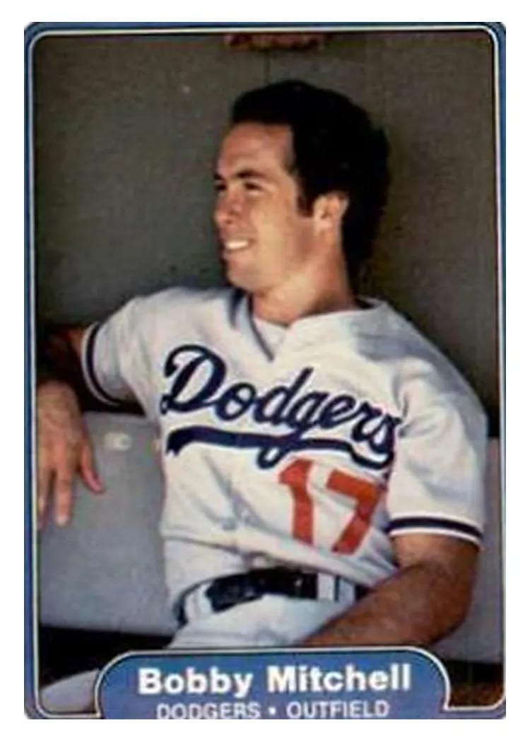 1982 Fleer Bobby Mitchell #14 card