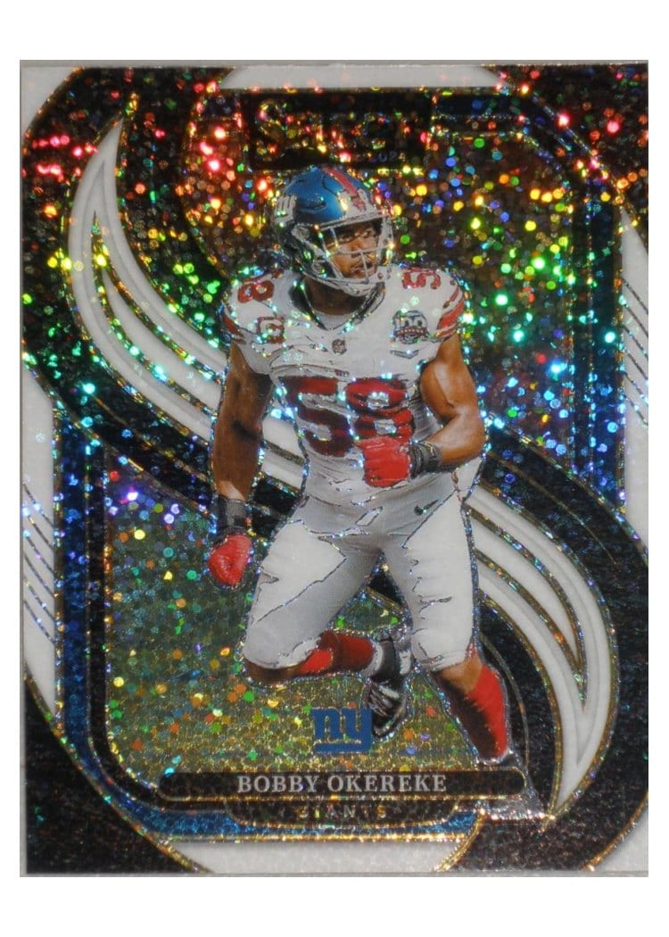 2024 Panini Select Base Set Bobby Okereke White Sparkle Prizm #109 card