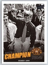 2023-24 Upper Deck Boston Bruins Centennial Capturing a Champion Bobby Orr #CC-4 card