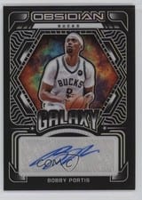 2021-22 Panini Obsidian Galaxy Autographs Bobby Portis #GA-BPO card