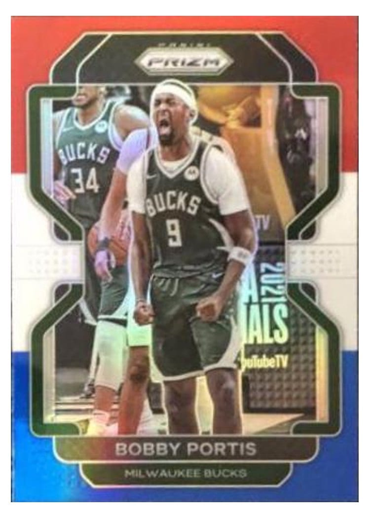 2021-22 Panini Prizm Base Set Bobby Portis #87 card
