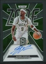 2021-22 Panini Spectra In The Zone Autographs Bobby Portis #ITZ-BPT card