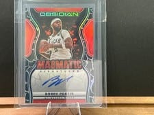 2024-25 Panini Obsidian Magmatic Signatures Bobby Portis #MS-BOB card