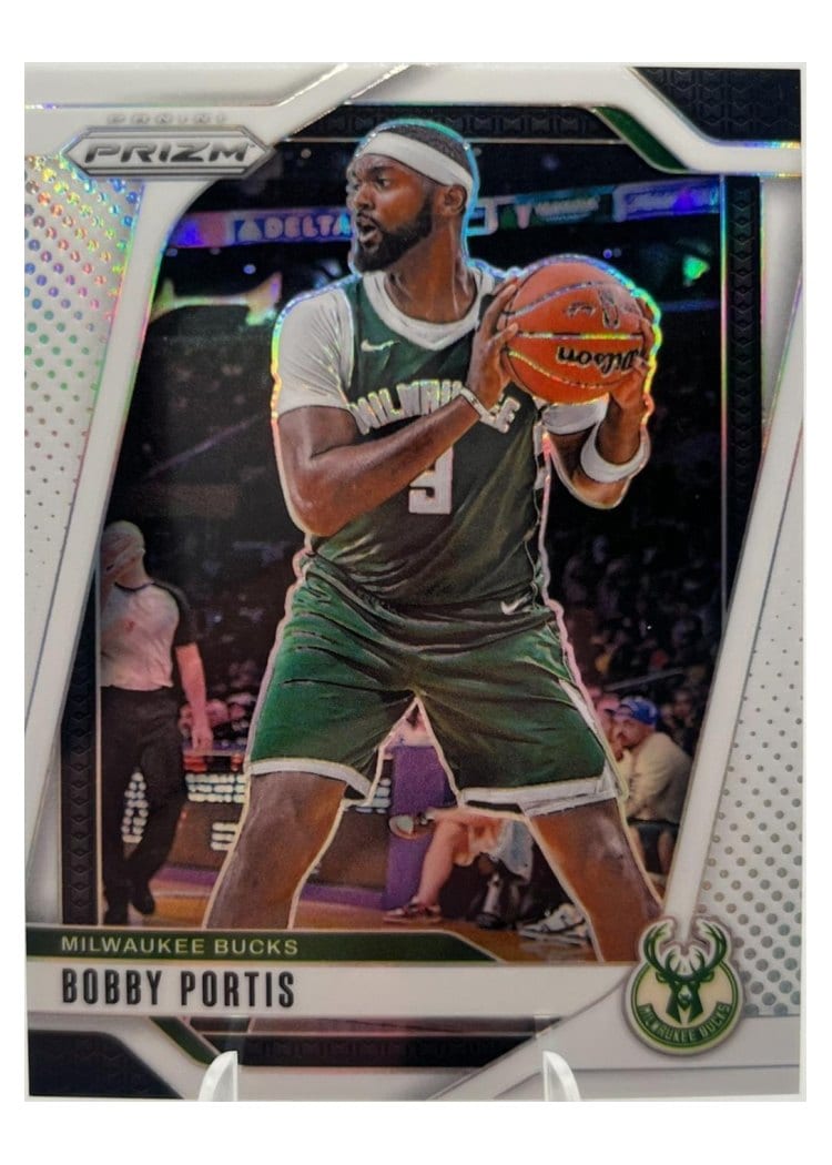 2024-25 Panini Prizm Base Set Bobby Portis White #206 card
