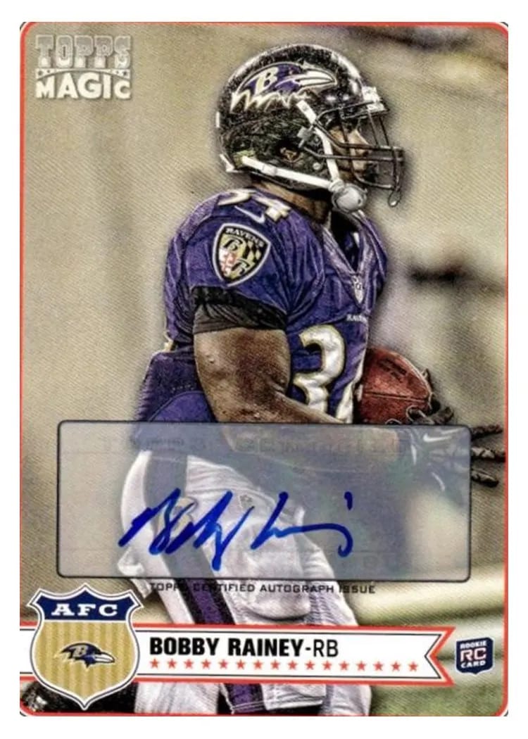 2012 Topps Magic Bobby Rainey #15 card
