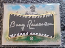2024 Panini Boys of Summer Fabric of the Game Baseball Signatures Bobby Richardson #FOG-BR card