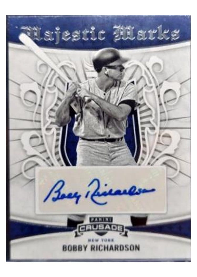 2024 Panini Crusade Majestic Marks Bobby Richardson #MM-BR card