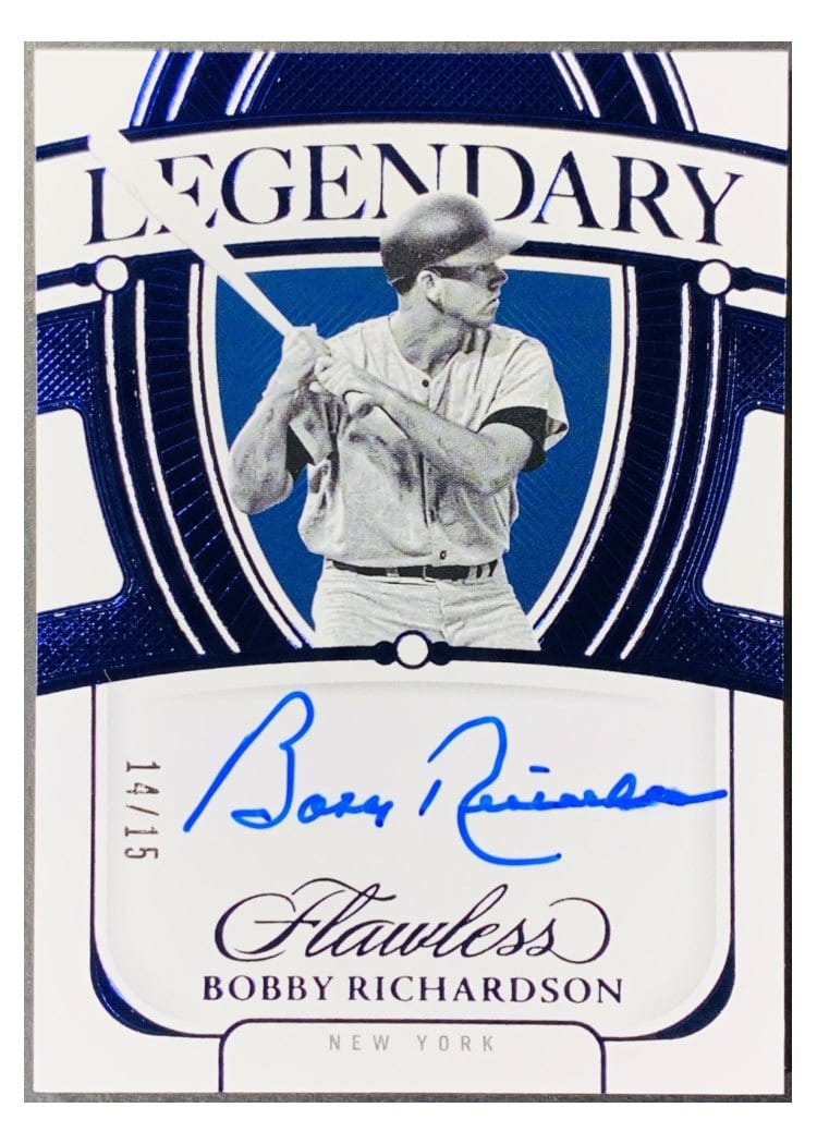 2024 Panini Flawless Legendary Scripts Bobby Richardson #LS-BR card