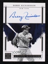 2024 Panini Impeccable Award Winning Autographs Bobby Richardson #AWA-BR card