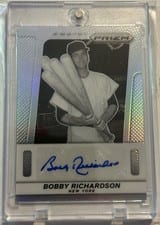 2024 Panini Prizm Throwback Signatures Bobby Richardson #2 card