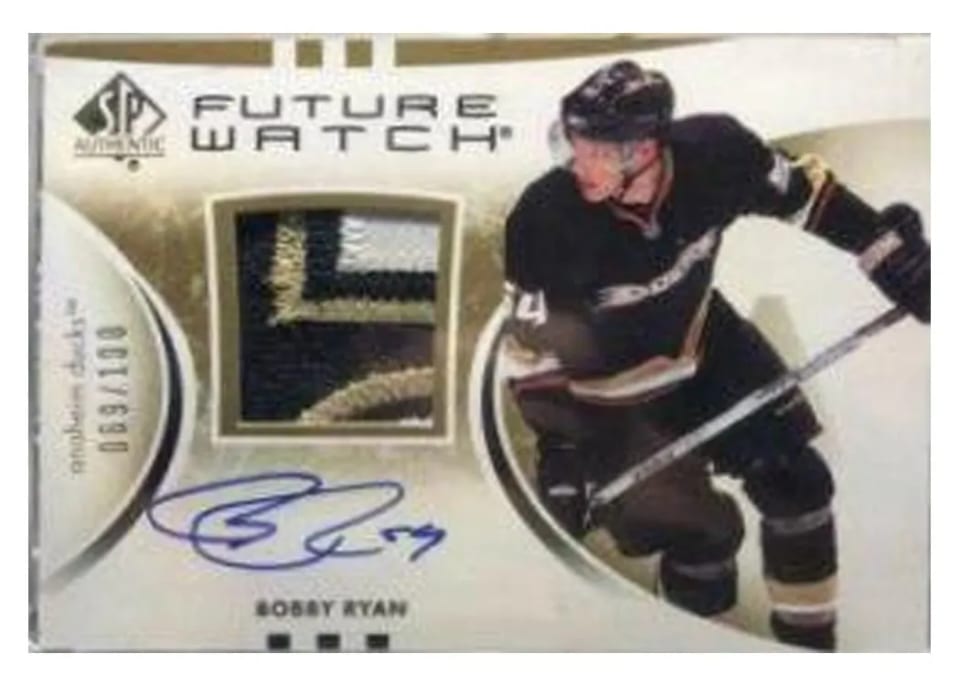 2007 SP Authentic Bobby Ryan #193 card