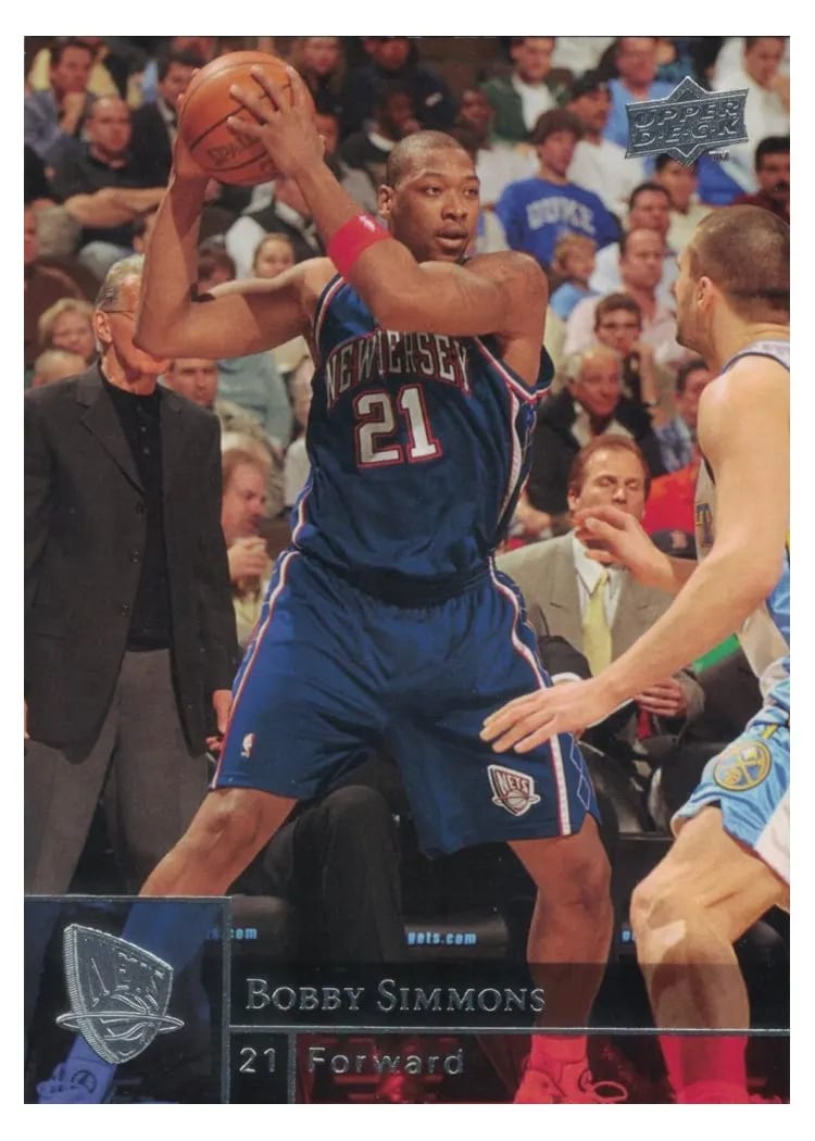 2009 Upper Deck Bobby Simmons #117 card
