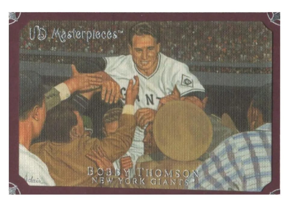 2007 Upper Deck Masterpieces Bobby Thomson #3 card