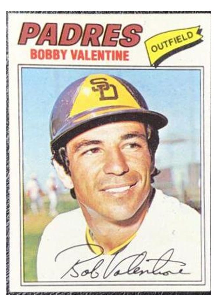 1977 Topps Bobby Valentine #629 card
