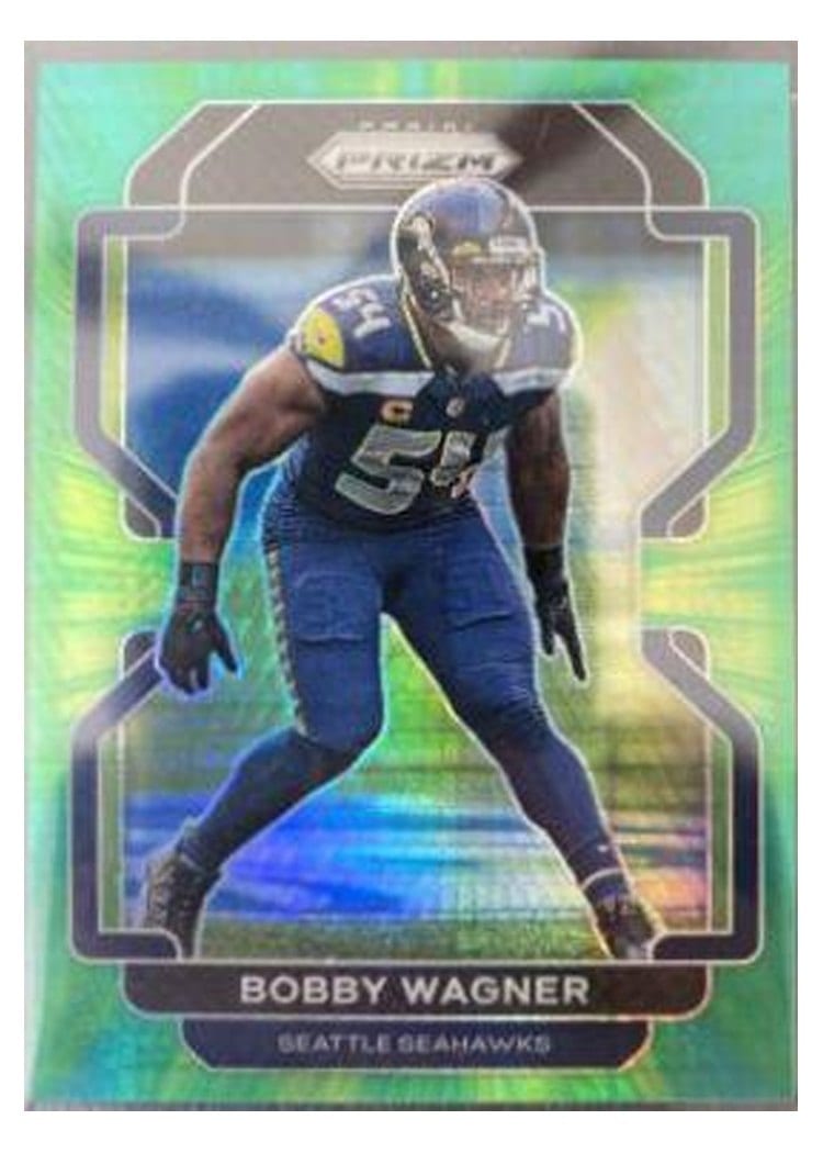 2021 Panini Prizm Base Set Bobby Wagner Hyper Prizm #47 card