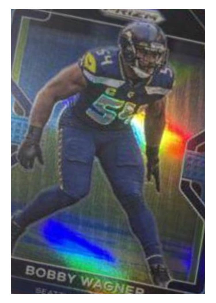 2021 Panini Prizm Base Set Bobby Wagner Light Blue Prizm #47 card