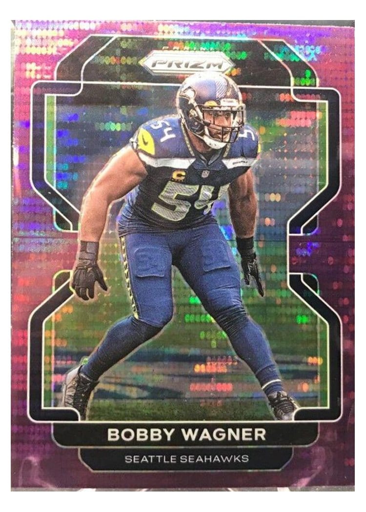 2021 Panini Prizm Base Set Bobby Wagner Purple Pulsar Prizm #47 card
