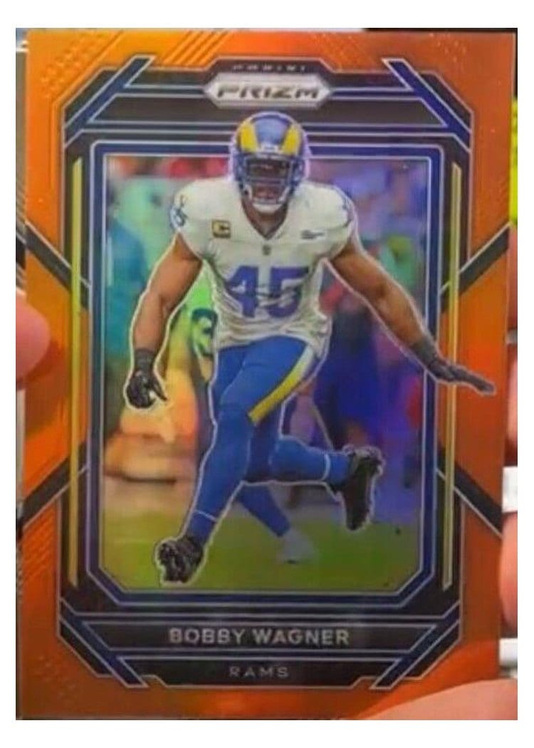 2022 Panini Prizm Base Set Bobby Wagner #166 card