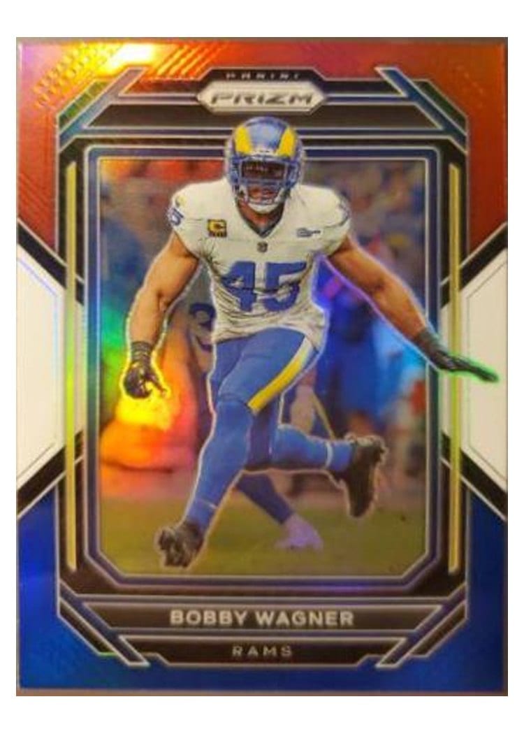 2022 Panini Prizm Base Set Bobby Wagner Red White Blue #166 card