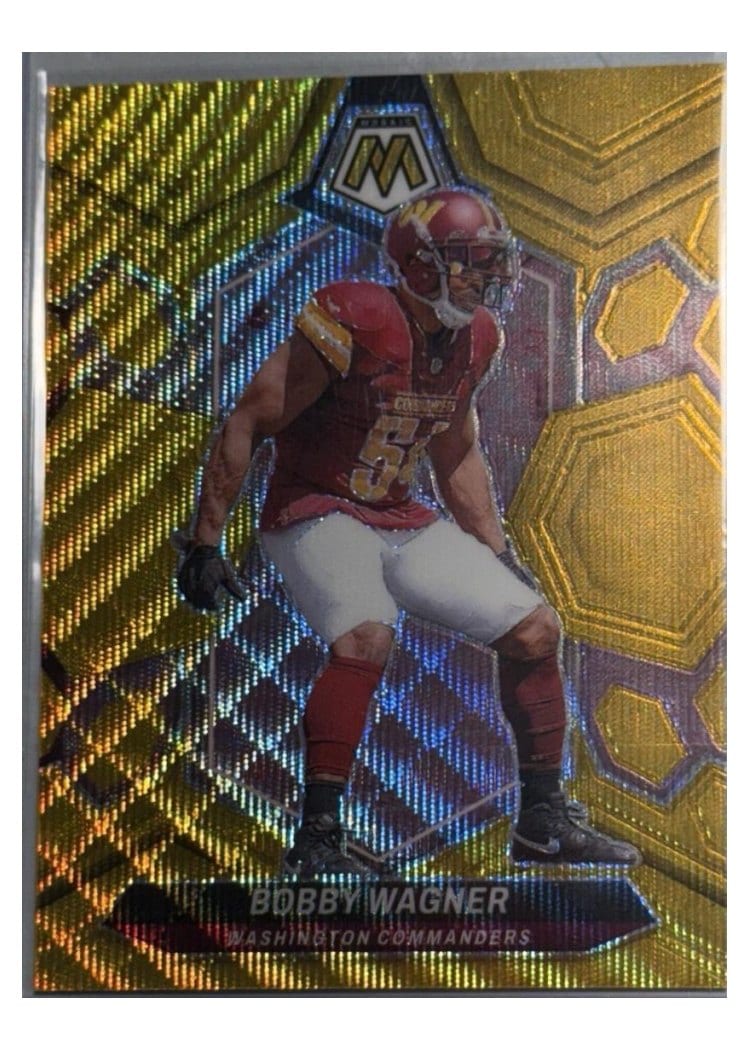 2024 Panini Mosaic Base Set Bobby Wagner Gold Wave #224 card