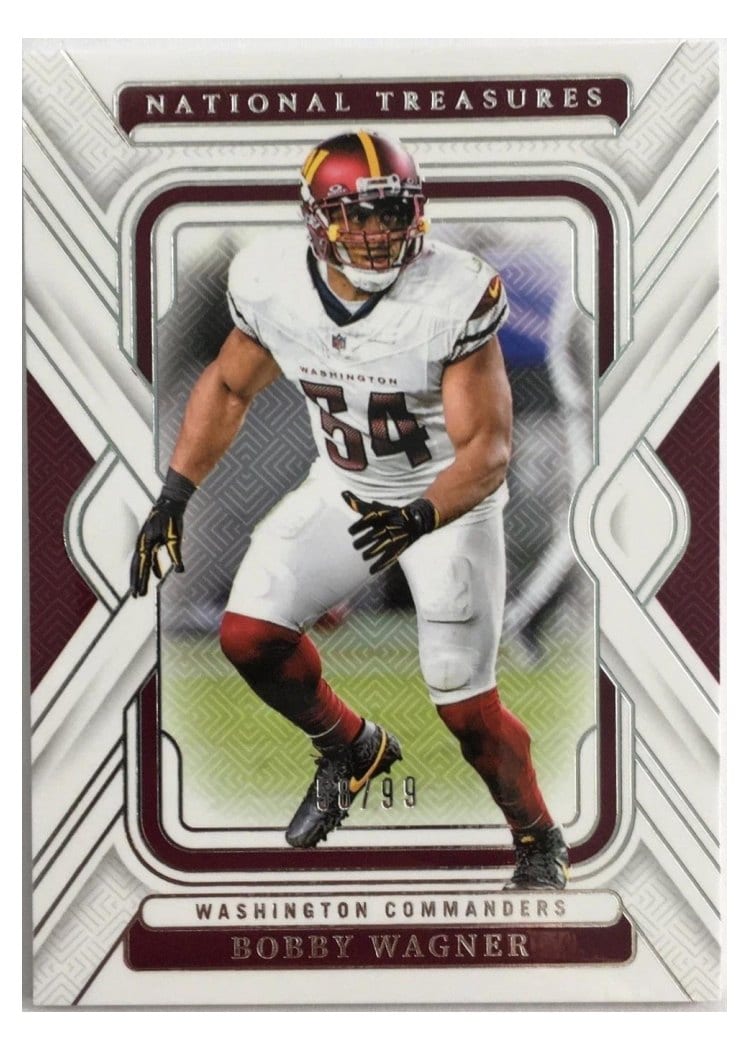 2024 Panini National Treasures Base Set Bobby Wagner Holo Silver #98 card