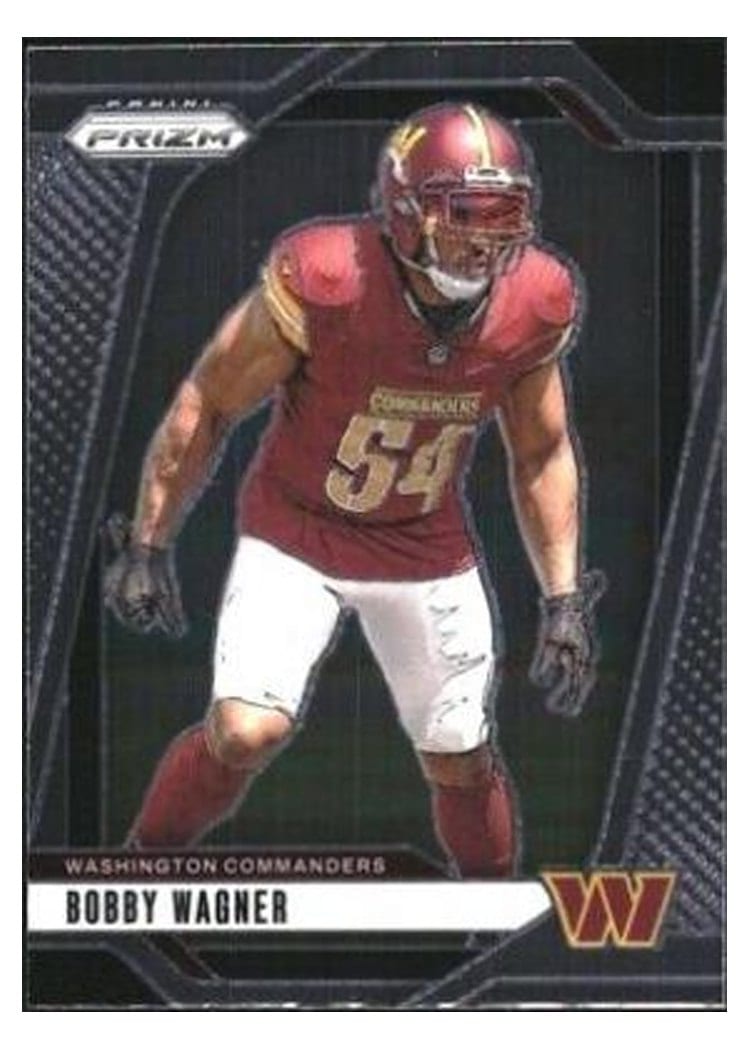 2024 Panini Prizm Base Set Bobby Wagner #293 card