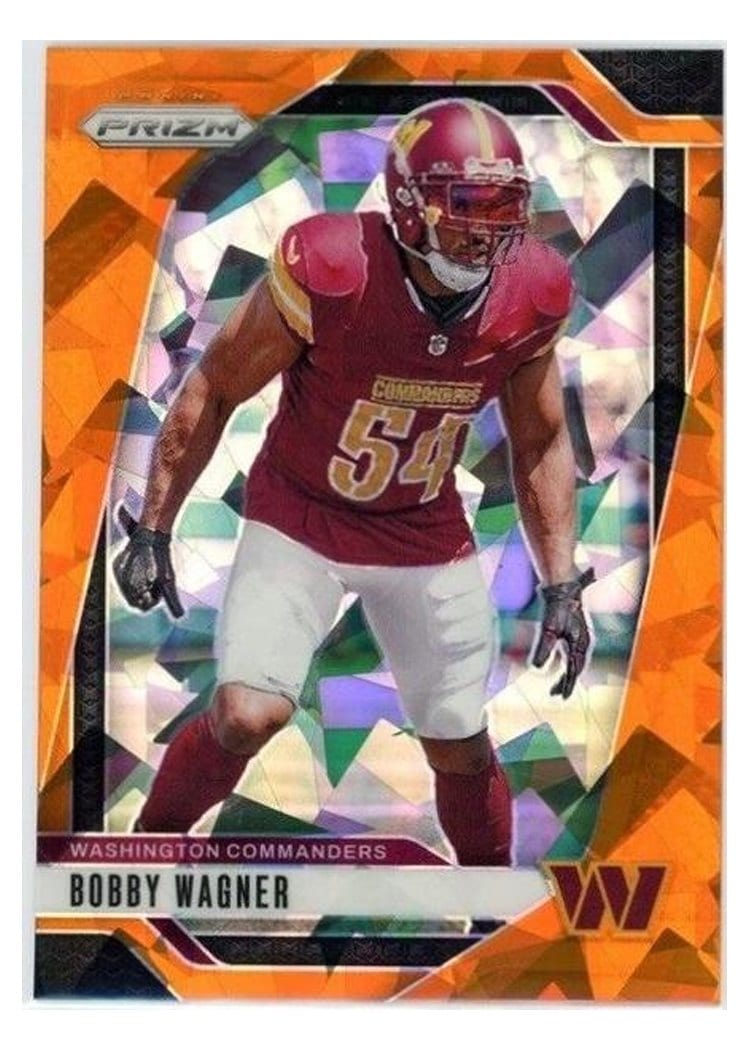 2024 Panini Prizm Base Set Bobby Wagner Orange Ice #293 card