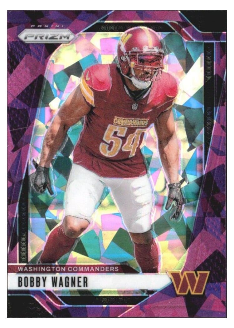 2024 Panini Prizm Base Set Bobby Wagner Purple Ice #293 card