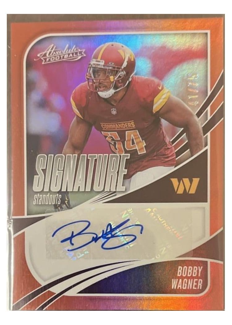2025 Panini Absolute Signature Standouts Bobby Wagner #SS-BWR card