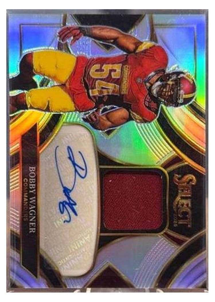 2025 Panini Select Signature Memorabilia Bobby Wagner #16 card