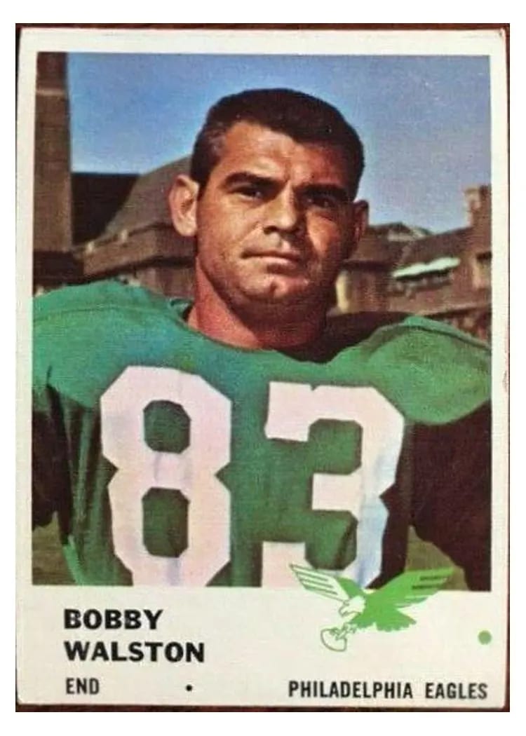 1961 Fleer Bobby Walston #54 card