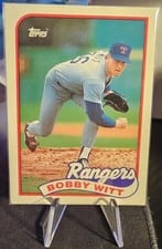1989 Topps Bobby Witt #548 card
